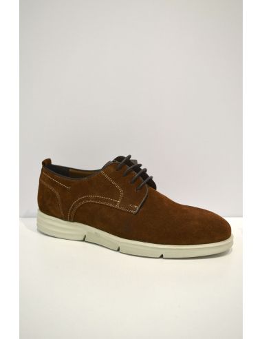 Dark Brown Leather Dress Sneaker