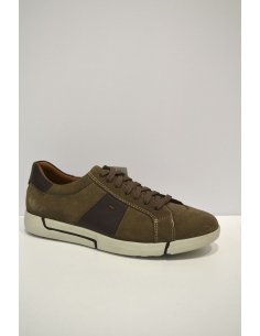 Light Brown Leather Modern Sneaker