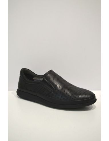 Black Leather Loafers