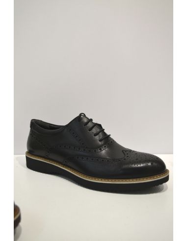 Black Designer Slip on Leather Shoe