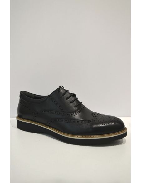Black Designer Slip on Leather Shoe