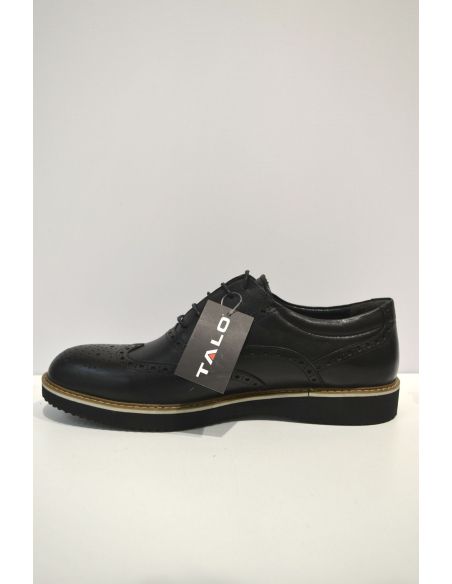 Black Designer Casual Leather Shoe