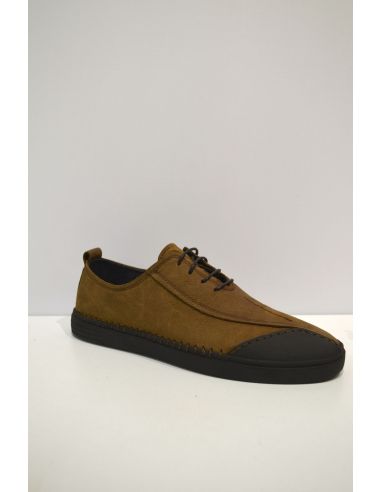 Cocoa Brown Leather Sneaker