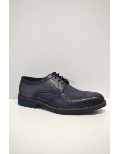 Clay Blue Leather Sneaker 