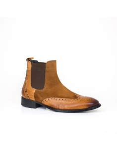 A-003 Taba Deri-Süet Erkek Bot