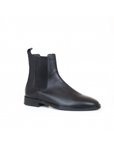 A-001 Siyah Deri Erkek Bot