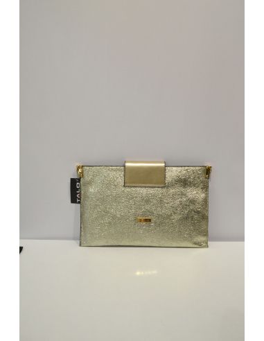 Shiny Cream white Leather handheld bag