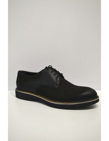 Black Shade Slip on Leather Shoe