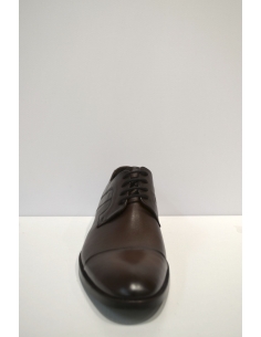 Leather slip-on shoes-brown  2