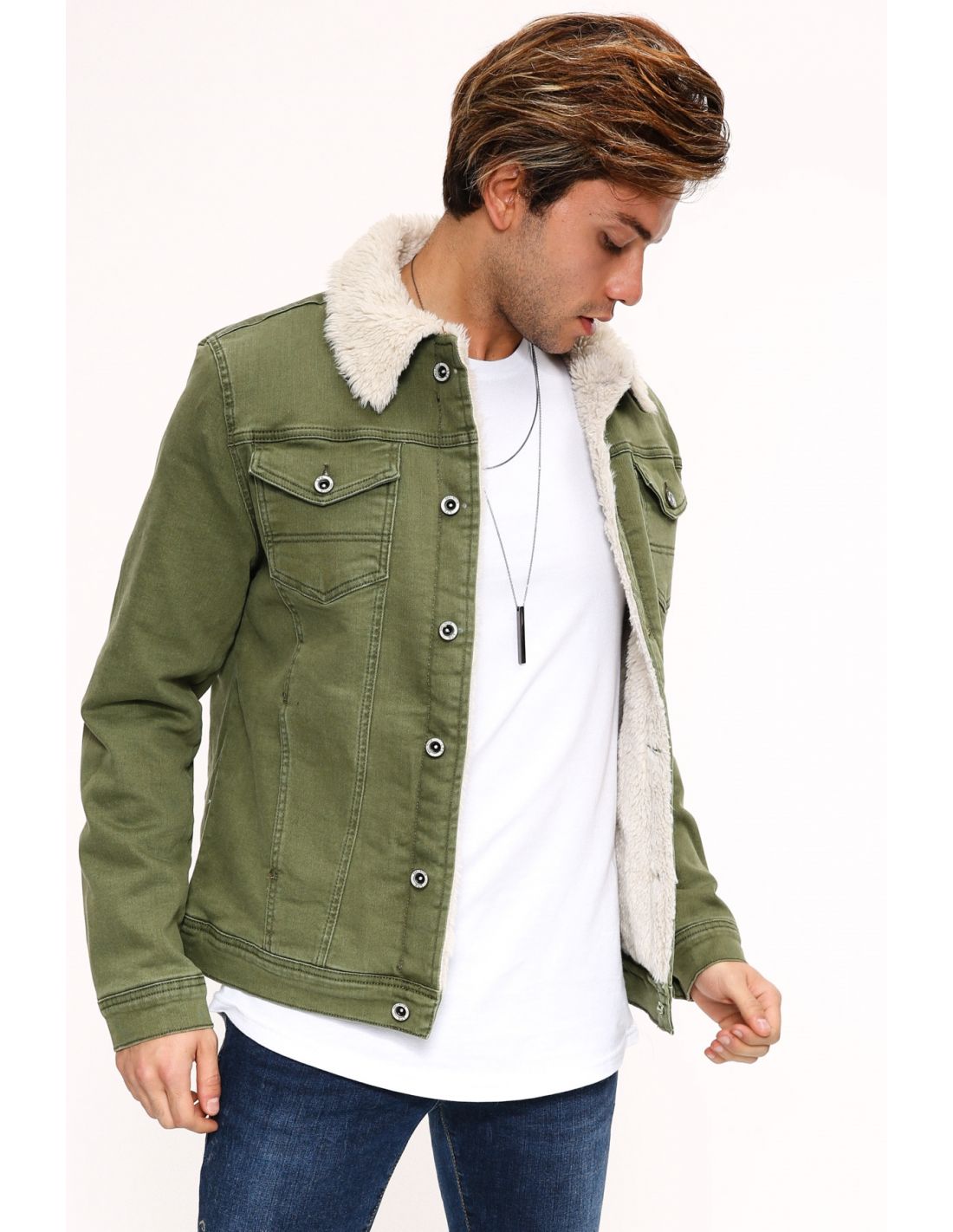 ASOS | Online shopping for the Latest Clothes & Fashion #olive #green #denim  #jacket… | Men fashion casual outfits, Mens casual outfits summer, Mens  clothing styles