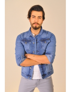 Blue Mens Jeans Jacket
