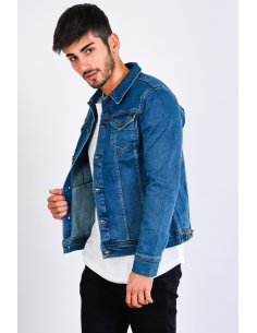 Blue Tint Classic Mens Jeans Jacket 2