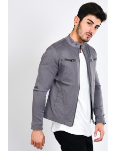 Double Pocket Smoked Men Coats 2