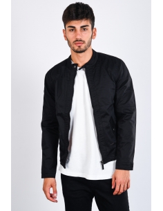 Black Men's Jacket with Zipper 2