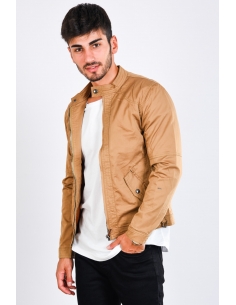 Gabardine Men's Jacket with Zipper
