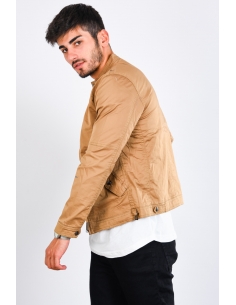 Gabardine Men's Jacket with Zipper 2