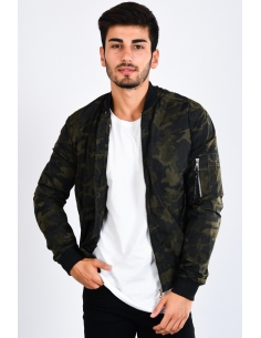 Camouflage Detail Green Season Male Coat 2