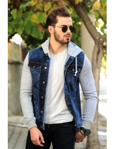 Kapitone Siyah Erkek Mont