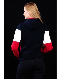 3 Color Hooded Women's Red Sweat 2