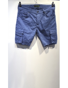 blue three quarter pants