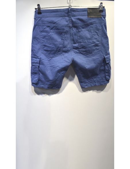 blue three quarter pants