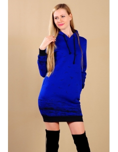 Quilted Navy Blue Men's Coats