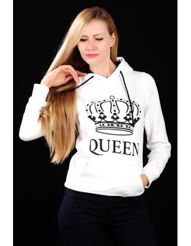 Queen White Lady Sweat