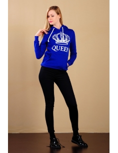 Queen Mavi Bayan Sweat
