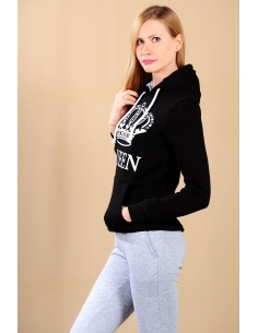 Sweat à capuche détail camouflage 2