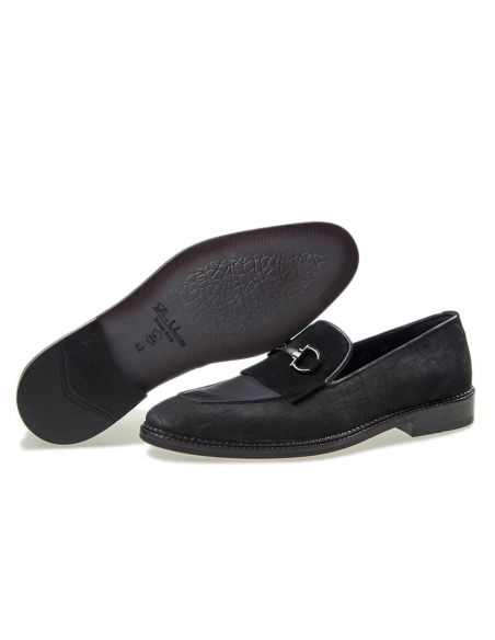 CARLEONE Siyah Klasik Erkek Ayakkabı