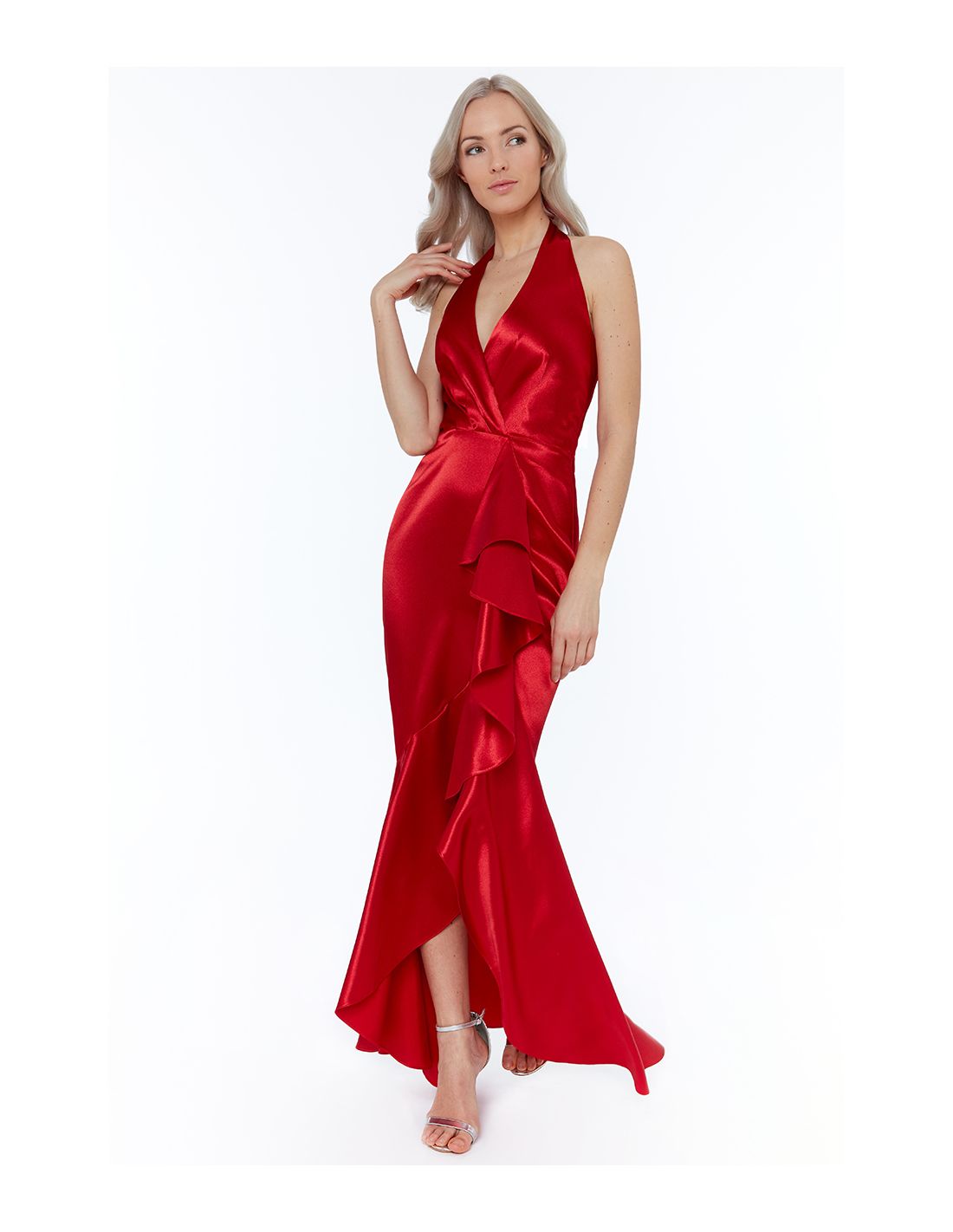 Frill Maxi Dress Online Store, UP TO 63% OFF | www 
