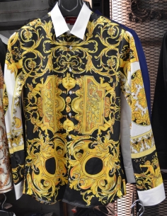 Premium men shirt gold new collection Model 4