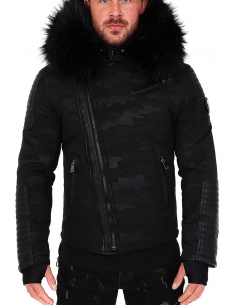 Parka for men with big furr hood