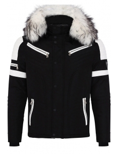 Parka for men with big white furr hood 2