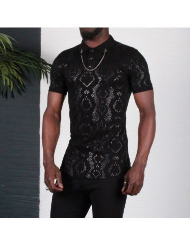 Men's Designable Black T Shirt