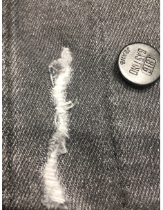 Veste en jean marron pour homme 2